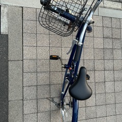 20インチ子供用自転車　紺色の画像