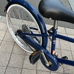 20インチ子供用自転車　紺色の画像