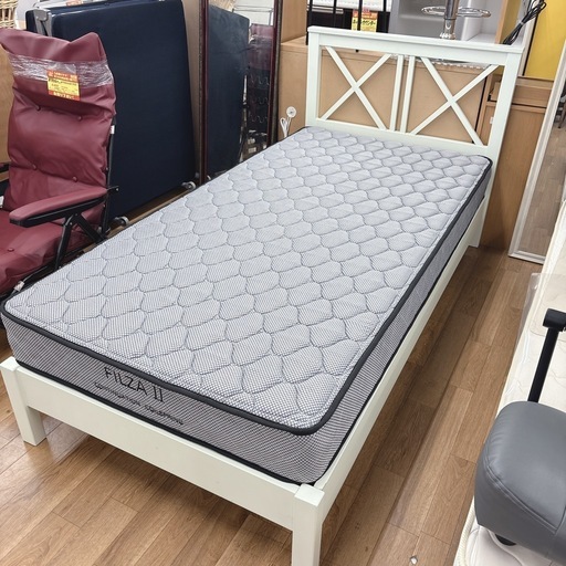 【?買取市場 柴田店】 I326 ? ジモティー限定価格！ NITORI シングルベッド ⭐ クリーニング済