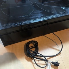 【美品✨】IRIS OHYAMA　2口IHコンロ【値引き交渉可！】の画像