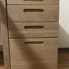 オフィス用デスク＋ワゴン（美品・2022年購入）  の画像