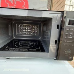 【美品】2022年製 電子レンジ SX-18D132 ブラックの画像