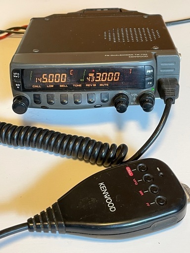 KENWOOD TM-733 FM DUALBANDER 無線機　マイク付き