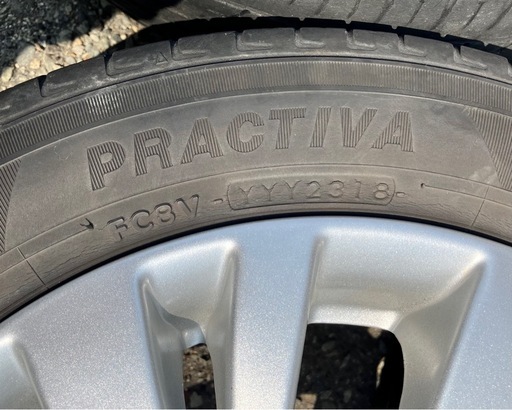 [値下げしました]軽自動車用タイヤホイールセット 　 155/65R14