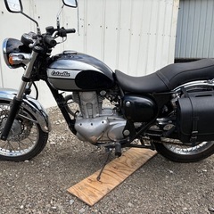 【動画あり】 エストレヤ インジェクション カスタム　GOODSスリップオンマフラーの画像