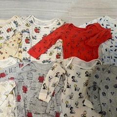 UNIQLO 長袖 ロンパース 肌着の画像