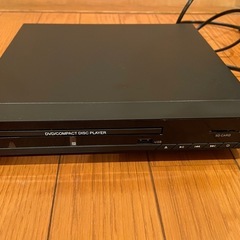 美品コンパクトDVDプレーヤーの画像