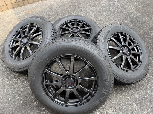 【バリ溝！】BSブリザックDM-V3 225/65R17＆KYOHO製ホイール4本（CX-5等）