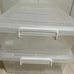 ニトリ　キャスター付き　ベッド下収納　隙間収納　2個セットの画像