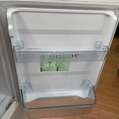 ☆ドリーム荒牧店☆ジモティー割引有☆【クリーニング済み】ツインバード/2ドア冷蔵庫/HR-F911/110L/2021年製/中古品の画像