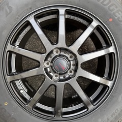 【バリ溝！】BSブリザックDM-V3 225/65R17＆KYOHO製ホイール4本（CX-5等）の画像