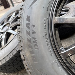 【バリ溝！】BSブリザックDM-V3 225/65R17＆KYOHO製ホイール4本（CX-5等）の画像