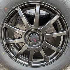 【バリ溝！】BSブリザックDM-V3 225/65R17＆KYOHO製ホイール4本（CX-5等）の画像