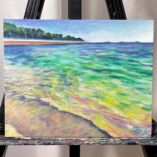 今治  織田ヶ浜の絵 原画