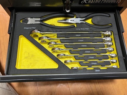 アストロプロダクツ ツールボックス 工具付き