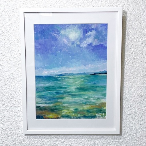 今治 瀬戸内海の絵 原画 今治 瀬戸内海の絵 原画