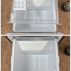 【🐤買取市場 1年間保証 ジモティー限定特別価格】S129 ⭐ 2023年製の高年式！ TOSHIBA ❘ 東芝 2ドア冷蔵庫 (153L・右開き）GR-U15BSK ⭐ 動作確認済 ⭐ クリーニング済の画像