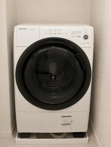 SHARP ドラム式洗濯乾燥機 ES-S7F