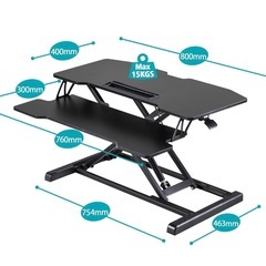 昇降式 卓上スタンディングデスクの画像