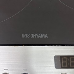 【2022年製】アイリスオーヤマ 2口IHコンロ（IHK-W12P-B）の画像