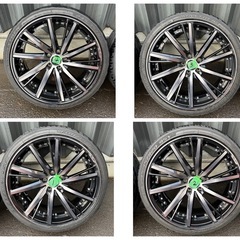 アルファード　タイヤホイールセット　20インチ　ヴェルファイア　夏タイヤ　ホイールの画像