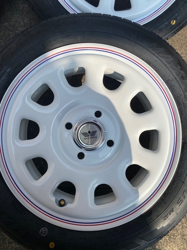 軽自動車用デイトナ鉄ホイール14インチ新品タイヤ付き