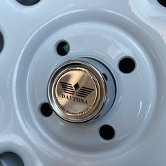 軽自動車用デイトナ鉄ホイール14インチ新品タイヤ付きの画像