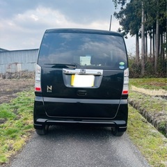 ホンダ　N-Box 日光市　人気黒　H25年　車検ありの画像