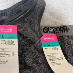 OUTDOOR　スポーツブラ　ショーツセット　Lサイスの画像