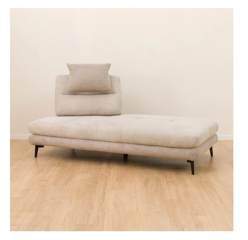 【美品】ニトリ ソファベッド 布張りタイプ (MB07 BE)