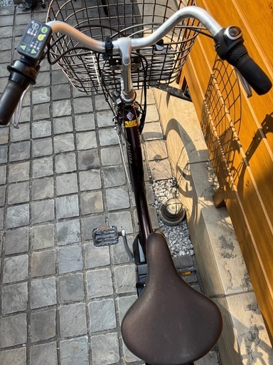 電動自転車　assista  フロントバスケット変更可、リアバスケット追加可