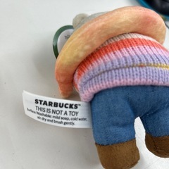 【ドリーム池田店♪ジモティ割対象】 スターバックス Starbucks スタバ ベアリスタへびMini 2025　ぬいぐるみ　チャーム 干支キーホルダー【48268】の画像