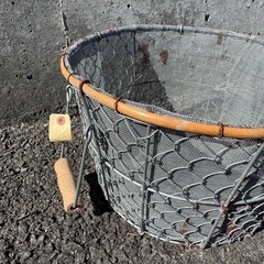 網カゴ　サビあり　無料でお譲りしますの画像