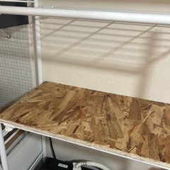 【配送可】ランドリーラック ホワイト ランドリーシェルフ/TORGNY シェルフ ホワイト  IKEA イケアの画像