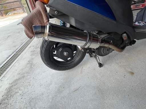 アドレスv125  CF4EA　K9 　社外マフラー　　　ビームス　BEAMS