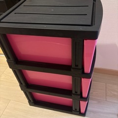 三段ボックス　衣類収納　ケースの画像