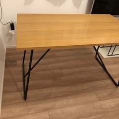 無印　折りたたみテーブル
の画像