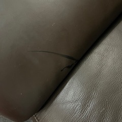 3人がけレザーソファー
の画像