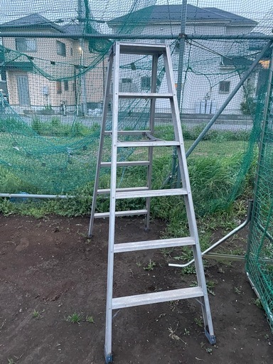 アルミ製梯子　脚立　現場用　　