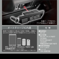 ハイエース専用ソケットUSBの画像