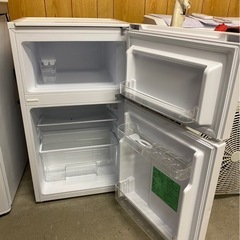 ヤマダセレクト 2ドア冷蔵庫 YRZ-C09H1 87L 2021年製　右開きの画像