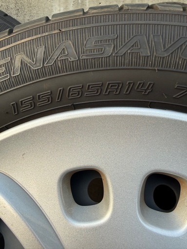 155/65R14  バリ溝
