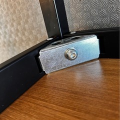 オフィステーブル　ガラージ　WG-107H NA/BK ワークデスク　1台の画像