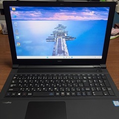 NEC 15.6インチA4ノートPC 7世代　セットアップ済みの画像