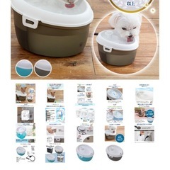 猫用水飲み器、給水器の画像