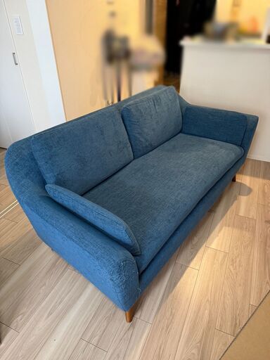 【急募・引越し】NOCEの3人掛けソファ 定価8.6万→1.5万円！カバー洗濯OK