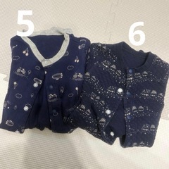 ユニクロ　ロンパース　70サイズ　パジャマ　100円からの画像