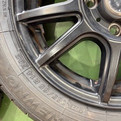 タイヤ未使用！黒ホイール　タンク　、パッソなど
の画像