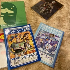 ノート自由画調下敷きの画像