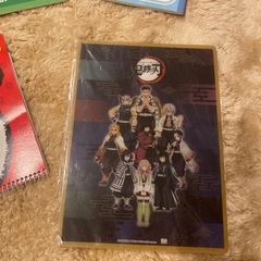 ノート自由画調下敷きの画像